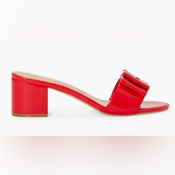 NOURA BOW MULE HEELED SANDAL | JustFab - Picture 2 of 10